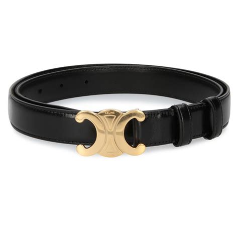 celine leather belt women